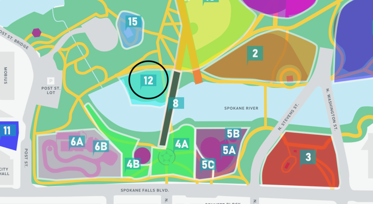 Riverfront Park Map